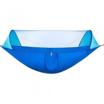 Hamac portable en nylon avec moustiquaire pour hommes et femmes