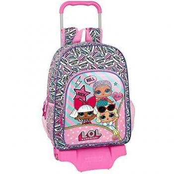 Mochila Escolar LOL Surprise con Carro
