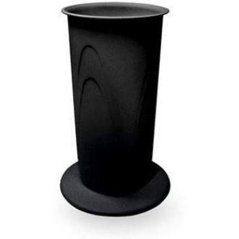 Vaso Fiori Nero 17x31 cm