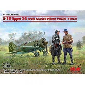 1939-1942 I-16 Type 24 Flight Model + Pilot Collectibles