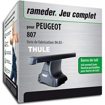 Rameder Barres de Toit SquareBar pour Peugeot 807