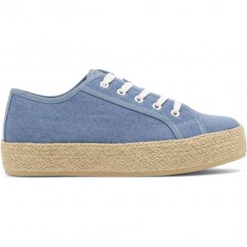 Blaues Espadrilles-Modell WSS21067-01A von DeeZee
