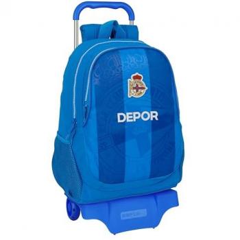 Mochila Deportiva 665+Carro SAFTA 905 Real de la Coruña – Diseño Oficial y Cómodo