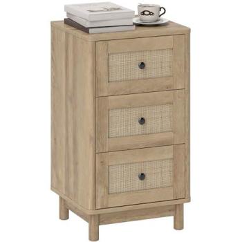 HomeStyle Oak 3‑Drawer Chest