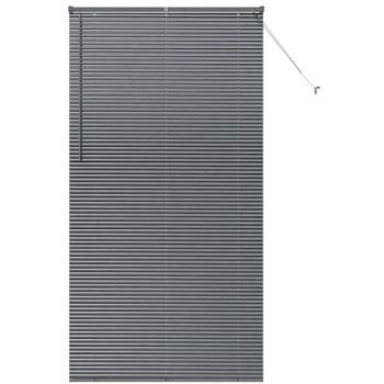 Aluminium Gris Foncé Store à Rideaux Manuel Vidaxl