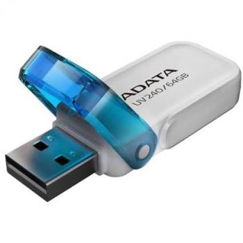 ADATA USB Flash Drive 64GB UV240 (White)