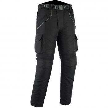 Texpeed Men's All Black Waterproof Armoured Motorcycle Pants