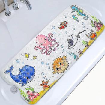 Bain antidérapant MNG PVC à 200 ventouses, 100x40 cm