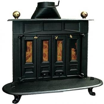 Stufa a pellet con design in ghisa Franklin