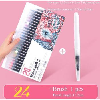 Stylos pinceaux à pointe fine 72 couleurs