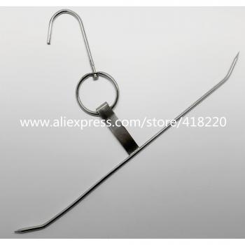 2 Pack Stainless Steel Meat Hooks for BBQ