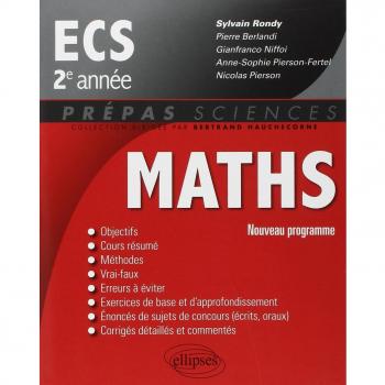 Maths ECS 2e Année Programme 2014