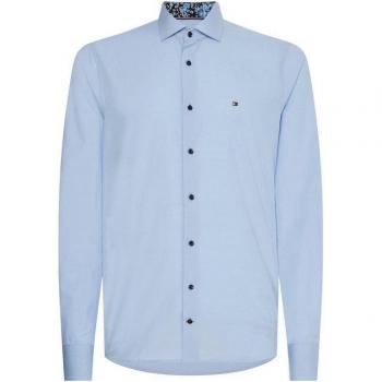 TMH TAILORED Langarmhemd – Floral Kragen-Design