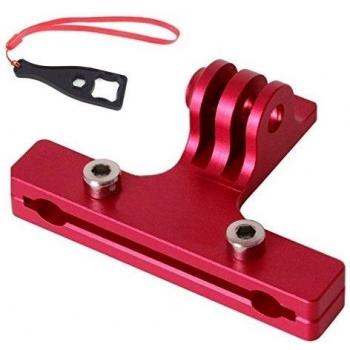 Soporte Rojo para Cámara GoPro en Bicicleta – Modelo 08BS
