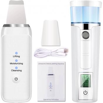 Moisture Analyzer and Ultrasonic Facial Cleaning Device with Nano Mist Sprayer