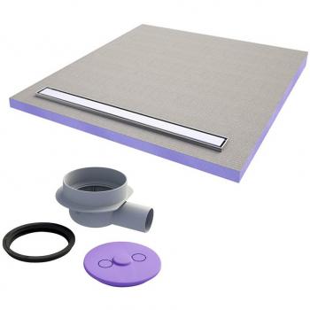 Jackon Receveur à carreler Aqua line easy 120x90 cm + siphon horizontal