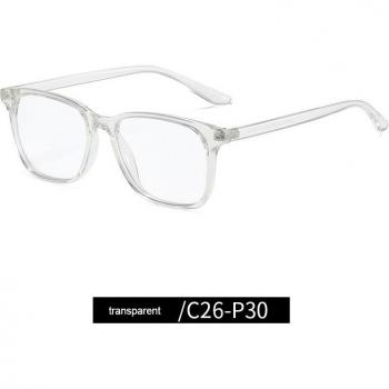 Gafas ópticas con montura cuadrada y protección contra luz azul