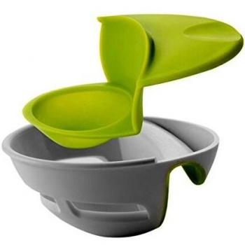 Ibili 739300 Separatore Uovo Giallo Acciaio Inox 10x7x4 cm