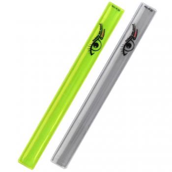Reflexní pásek S.O.R. ROLLER 2ks žlutý a stříbrný