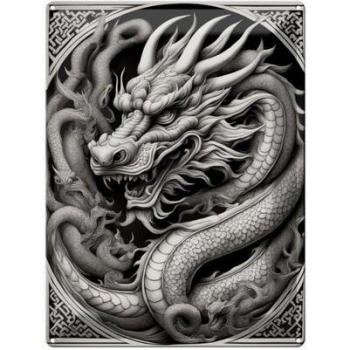 Deko Blechschild Drachentafel 30x40cm