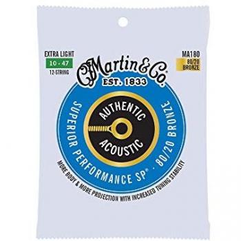 Martin MA180 80/20 Bronze Extra Light Strings