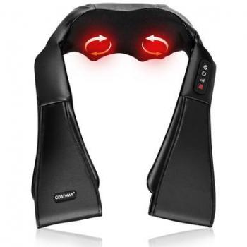 Costway Shiatsu Neck Back Shoulder Massager with Heat