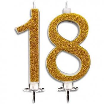 Candele per Torta 18 Anni Altezza 13 CM