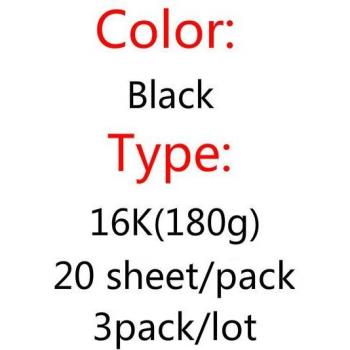 Black Premium Card Paper