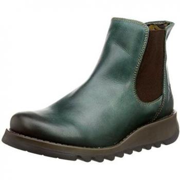 FLY LONDON Salv Stivaletto Verde Petrol 006 per Donna 37 EU
