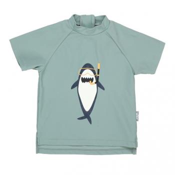 Ropa de playa tipo tiburón en verde oscuro Sterntaler