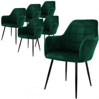 Lot de 6 Chaises Rétro