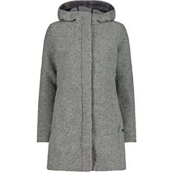 CMP Women’s Classic Hooded Coat – Black