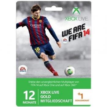 Pase Gold Xbox Live FIFA 14 (12+1)
