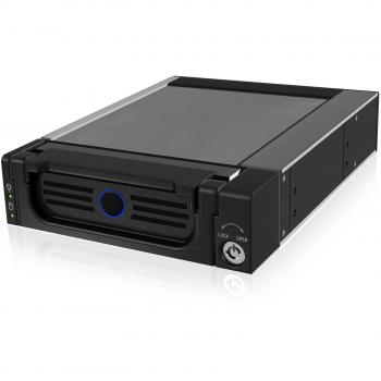 RaidSonic ICY BOX IB‑138SK‑B – Station de stockage portable en rack
