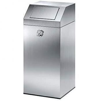 Réceptacle inox recyclables 45 l, modèle Var