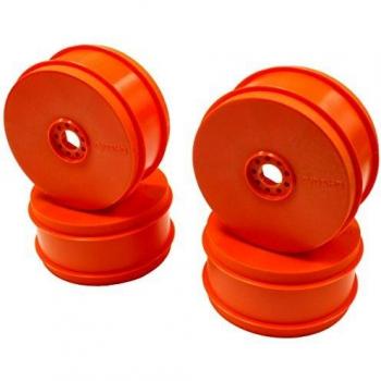 Jantes Kyosho Orange Fluorescent (4 pièces)