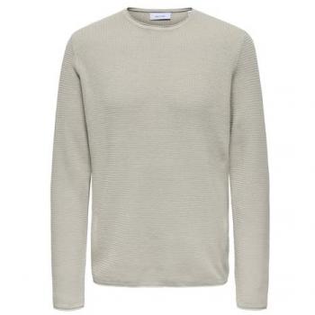 Only & Sons Strickpullover mit Rundhalsausschnitt Modell 'ERIC', Größe L