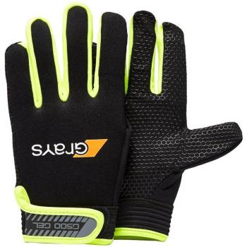 Black/Fluorescent Yellow Grays G500 Gel Hockey Gloves