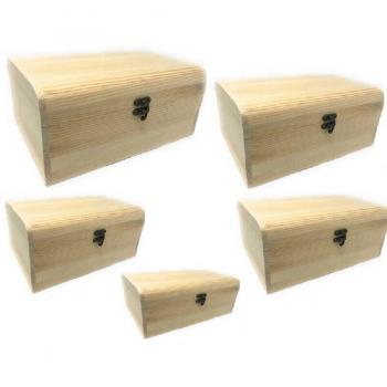 Set Joyero de 5 Cajas Matryoshka para Decoupage