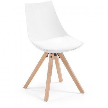 Sedia Kave Home Avenue in Bianco