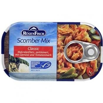 Rügen Fisch Scomber-Mix Makrelenfilet, 15er Pack