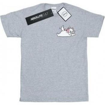 Aristocats Marie Sweet Breast Print Boyfriend Top