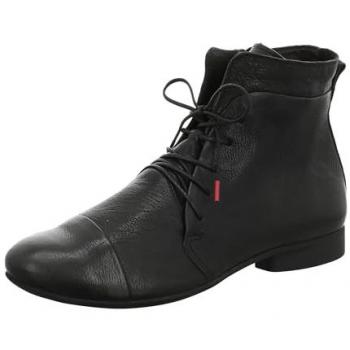 Think! Damen Stiefelette Guad Schwarz Blockabsatz 37,5
