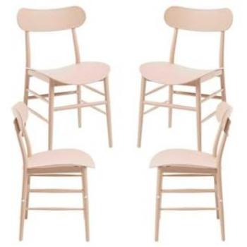 Pack 4 sillas Teis, tono beige, Regalos Miguel