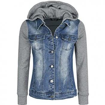 Damen Jeansjacke 'Denim Soul' in blau/grau von RED by EMP