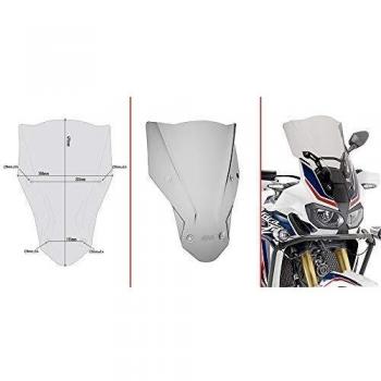 Cupolino Givi D1144S Fumè specifico per Honda CRF1000L Africa Twin (16-19)