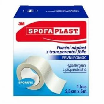 Fixační náplast 3M Spofaplast 432 z průhledné fólie 2,5 cm