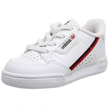 Adidas Unisex Baby Continental 80 I Sneaker, Weiß (Footwear White/Scarlet/Collegiate Navy 0), 23 EU