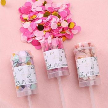 Push Pops de Confeti Floral – Accesorio para Pasteles y Eventos