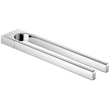 Ensemble de Hauteur Réglable Porte-Serviettes Keuco Collection Moll en Chrome